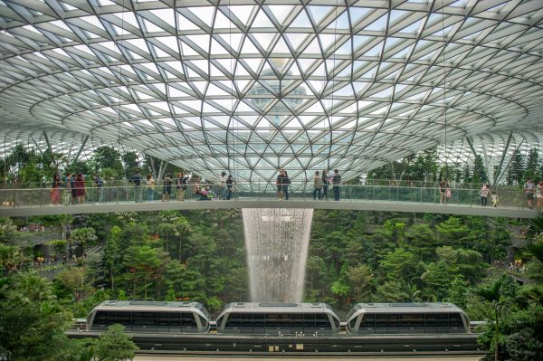 Jewel Changi Airport Rain Vortex